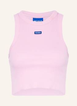 Hugo Blue Cropped-Top Baby Tank pink von HUGO BLUE