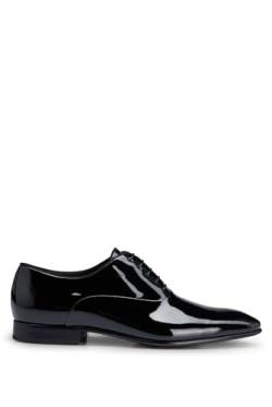 BOSS Herren Evening Oxfr Oxford-Schuhe aus Leder mit Innenfutter aus Leder Schwarz 8 Größe 42 von HUGO BOSS