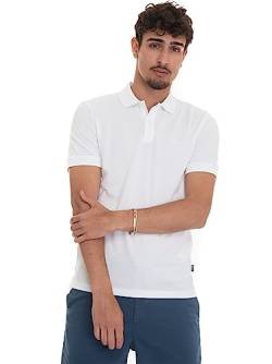 BOSS Herren Pallas Regular-Fit Poloshirt aus Baumwolle mit Logo-Stickerei Weiß XL von HUGO BOSS