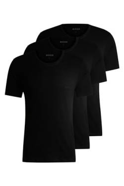 BOSS Herren Rn 3p Co T-Shirt, New - Black1, XL EU von HUGO BOSS