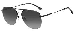 BOSS Hugo 1286/F/SK Matte Black/Grey Shaded 61/15/150 Herren Sonnenbrillen von HUGO BOSS