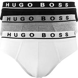 BOSS Hugo 3er Pack Herren Mini Slip XL Farbmix weiß grau schwarz von HUGO BOSS