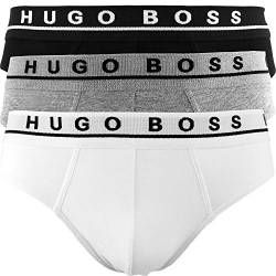 BOSS Hugo 3er Pack Herren Mini Slip XXL Farbmix weiß grau schwarz von HUGO BOSS