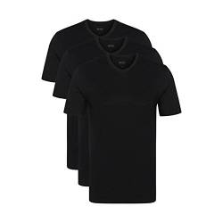 BOSS Hugo 3er Pack V Neck V Ausschnitt L 3 x schwarz T Shirts Farbe 001 Vorteilspack von HUGO BOSS
