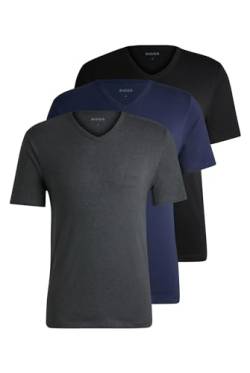 BOSS Hugo Herren T-Shirt Vn 3p Co T-Shirt, Hellblau, L von HUGO BOSS