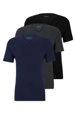 BOSS Hugo Herren T-Shirt Vn 3p Co T-Shirt, Hellblau M von HUGO BOSS