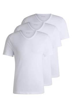 BOSS Hugo Herren T-Shirt Vn 3p Co T-Shirt, New White, M von HUGO BOSS