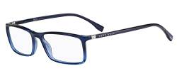 BOSS Hugo Unisex 0680/it Sunglasses, ZX9/16 Blue Azure, 55 von HUGO BOSS