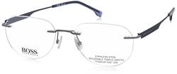 BOSS Hugo Unisex 1265/b Sunglasses, 9T9/18 MTRUTH Blue, 54 von HUGO BOSS