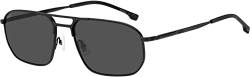 BOSS Hugo Unisex 1446/s Sunglasses, 003/2K MATT Black, 59 von HUGO BOSS