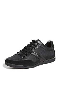 HUGO BOSS Herren Saturn Profile Low Top Sneaker Turnschuh, schwarz, 39 EU von HUGO BOSS