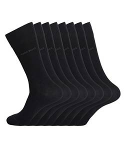 HUGO BOSS Herren Socken Strümpfe Business Allround RS Uni 50388437 8 Paar, Farbe:Schwarz, Größe:47-50, Artikel:-001 black_A von HUGO BOSS