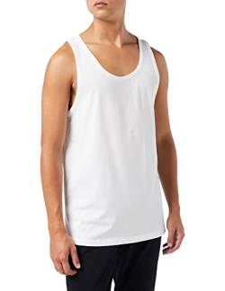 HUGO BOSS Herren Tank Tops Unterhemden Pure Cotton Regular Fit 50325387 3er Pack, Farbe:Weiß, Menge:3er Pack (1x 3er), Artikel:-100 White, Wäschegröße:L von HUGO BOSS