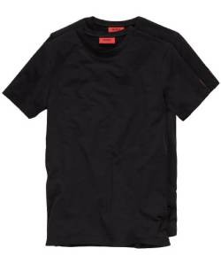 HUGO BOSS MEN T-SHIRT DOUBLE ROUND STRETCH SCHWARZ 001 von HUGO BOSS