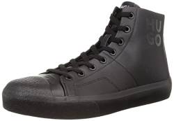HUGO Herren DyerH_Hito_FL High-Top Sneakers Black1 41 von HUGO BOSS