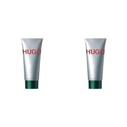 HUGO MAN Shower Gel, aromatisch-belebende Duftnoten mit Tannenbalsam für spontane Männer, 200ml (Packung mit 2) von HUGO BOSS