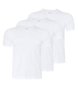 Hugo Boss 3er Pack O Neck M 100 Rundhals Ausschnitt T Shirts, 3 X Weiss, M(5)50 von HUGO BOSS
