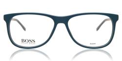 Hugo Boss BO-0230-LHE-16-55-16-140 Orange Brillengestelle BO-0230-LHE-16-55-16-140 Rechteckig Brillengestelle 55, Blau von HUGO BOSS