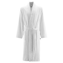 Hugo Boss Home Kimono, Bademantel, unifarben, Baumwolle, Ice, x-large von HUGO BOSS