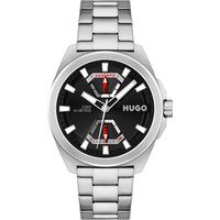 HUGO WATCHES Herrenuhr "Expose 1530242", silber von HUGO WATCHES