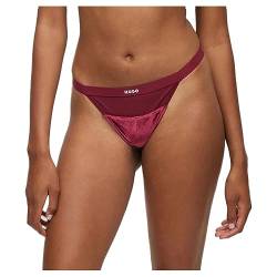 BOSS Women Thong Velvet Dark Red605, S von HUGO