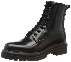 HUGO Alpha Bootie-C, Damen Combat Boots, Schwarz (Black 001), 40 EU (6 UK) von HUGO