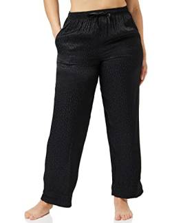 HUGO Boss Damen Satinoir_Pants Pyjama Pant, Black1, S EU von HUGO