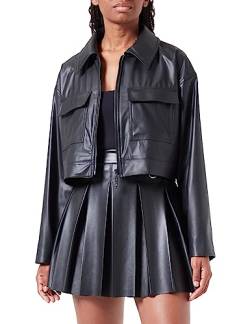 HUGO Damen Black Jacket, Schwarz, 36 EU von HUGO