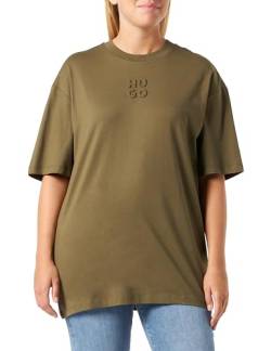 HUGO Damen Drisela_2 T Shirt, Dark Green305, XXL EU von HUGO