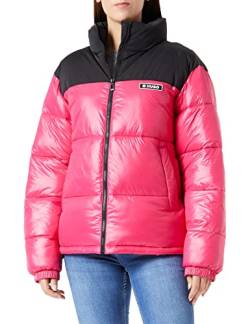 HUGO Damen Faressa-1 Jacket, Dark Pink658, m von HUGO