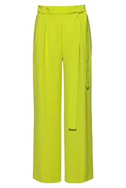 HUGO Damen Hermisi Trousers, Bright Yellow735, 40 EU von HUGO