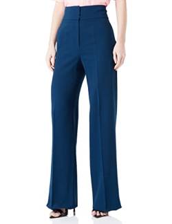 HUGO Damen Himia Trousers, Dark Blue401, 44 EU von HUGO