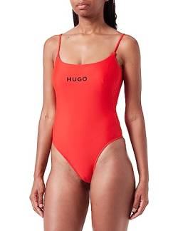 HUGO Damen Pure_swimsuit Swimsuit, Bright Pink, L EU von HUGO