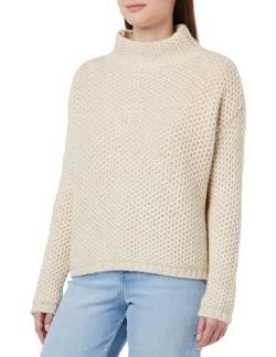 HUGO Damen Safineyna Knitted Sweater, Natural102, M EU von HUGO