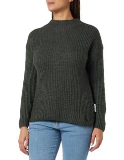 HUGO Damen Sandrickyn Knitted Sweater, Dark Green305, L EU von HUGO