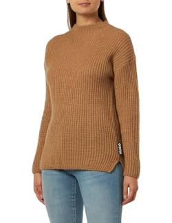 HUGO Damen Sandrickyn Knitted Sweater, Open Brown246, XXL EU von HUGO