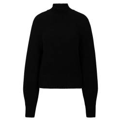 HUGO Damen Sorellasy Knitted Sweater, Black1, S EU von HUGO