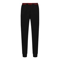 HUGO Damen Sporty Logo_Pants Loungewear Pant, Black1, L von HUGO