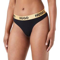 HUGO Damen Thong Sporty Logo String, Black3, 3XL EU von HUGO