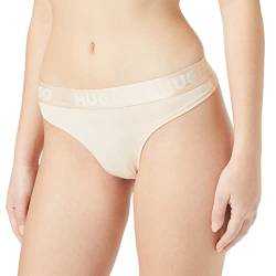 HUGO Damen Thong Sporty Logo String, Light Beige270, XS EU von HUGO