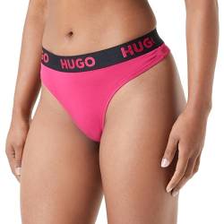 HUGO Damen Thong Sporty Logo String, Medium Pink663, 3XL EU von HUGO