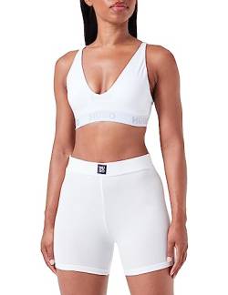 HUGO Damen Triangle Padd.Sporty Triangle, White100, M von HUGO