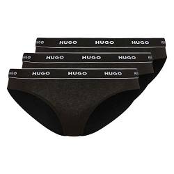 HUGO Damen Triplet Brief Stripe Slip, Black1, L EU von HUGO