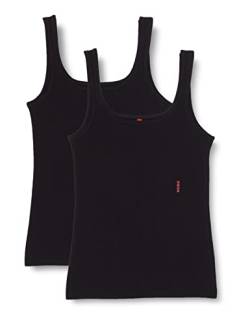 HUGO Damen Twin Vest Top, Black1, M EU von HUGO