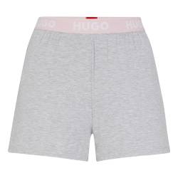 HUGO Damen Unite_Shorts Pyjama Short, Medium Grey35, L EU von HUGO