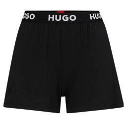 HUGO Damen Unite_shorts Pyjama Short, Schwarz, S EU von HUGO