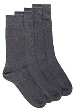 HUGO Herren 2P RS UNI CC Socken, 2per pack Schwarz (Charcoal 012), 39/42 (Herstellergröße: 39-42) von HUGO