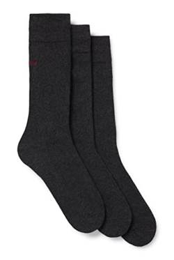 HUGO Herren 3P Rs Uni Colors Cc Regular Socks, Charcoal12, 39-42 von HUGO