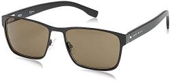 HUGO Herren BOSS 0561/N/S Sonnenbrille, Matte Black, 57 von HUGO