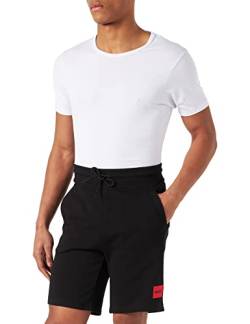 HUGO Herren Diz22 Jersey Shorts, Black001, M EU von HUGO